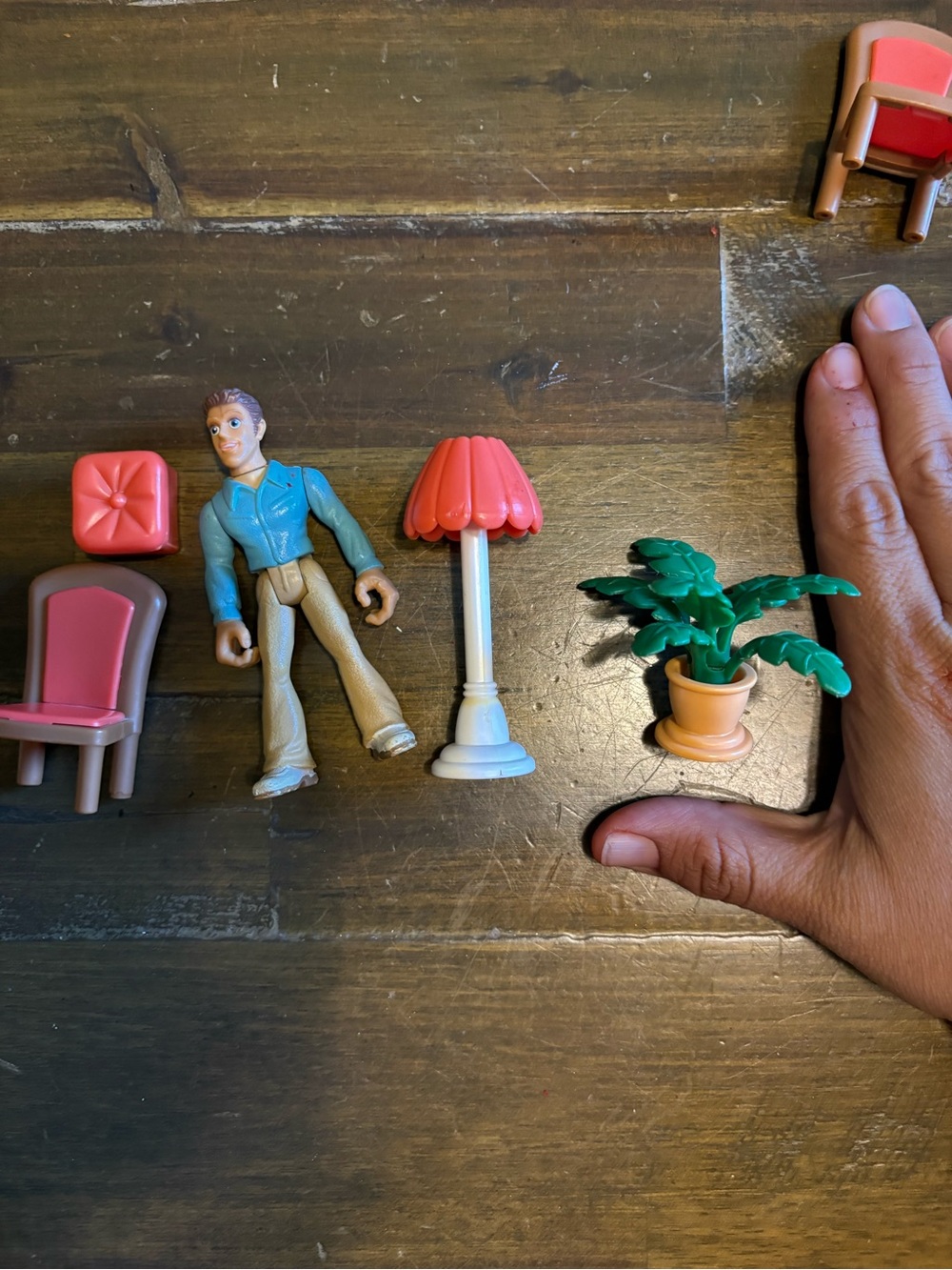 Fisher-Price Loving Family Furniture Dad Chairs Miniatures Dollhouse Playhouse - Picture 2 of 2